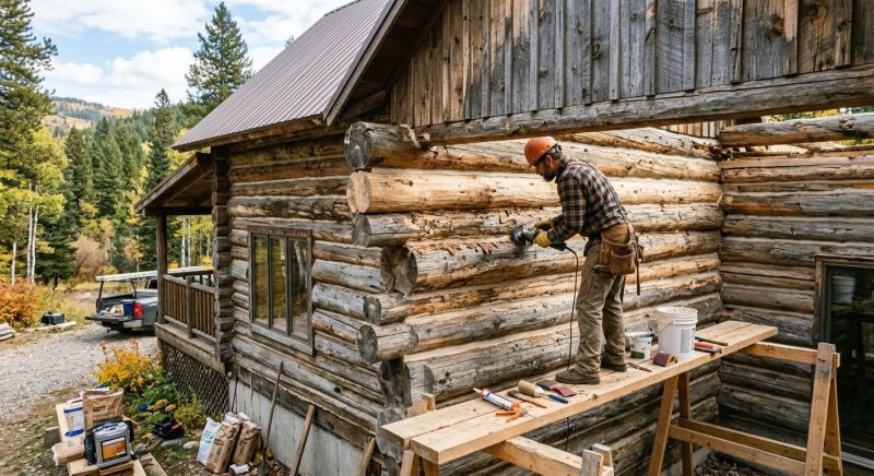 Log Home Repair in Santa Rosa, CA
