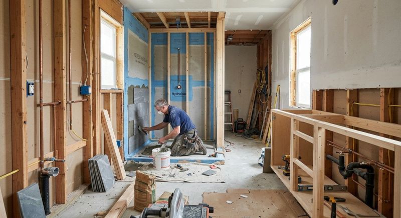 Bathroom Floor Replacement in Katy, TX